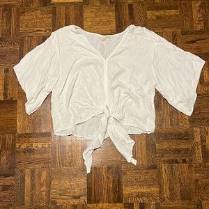 Love stitch, White crop , small